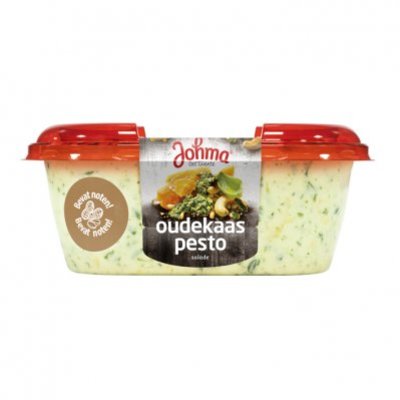 Johma Oudekaas-pesto salade